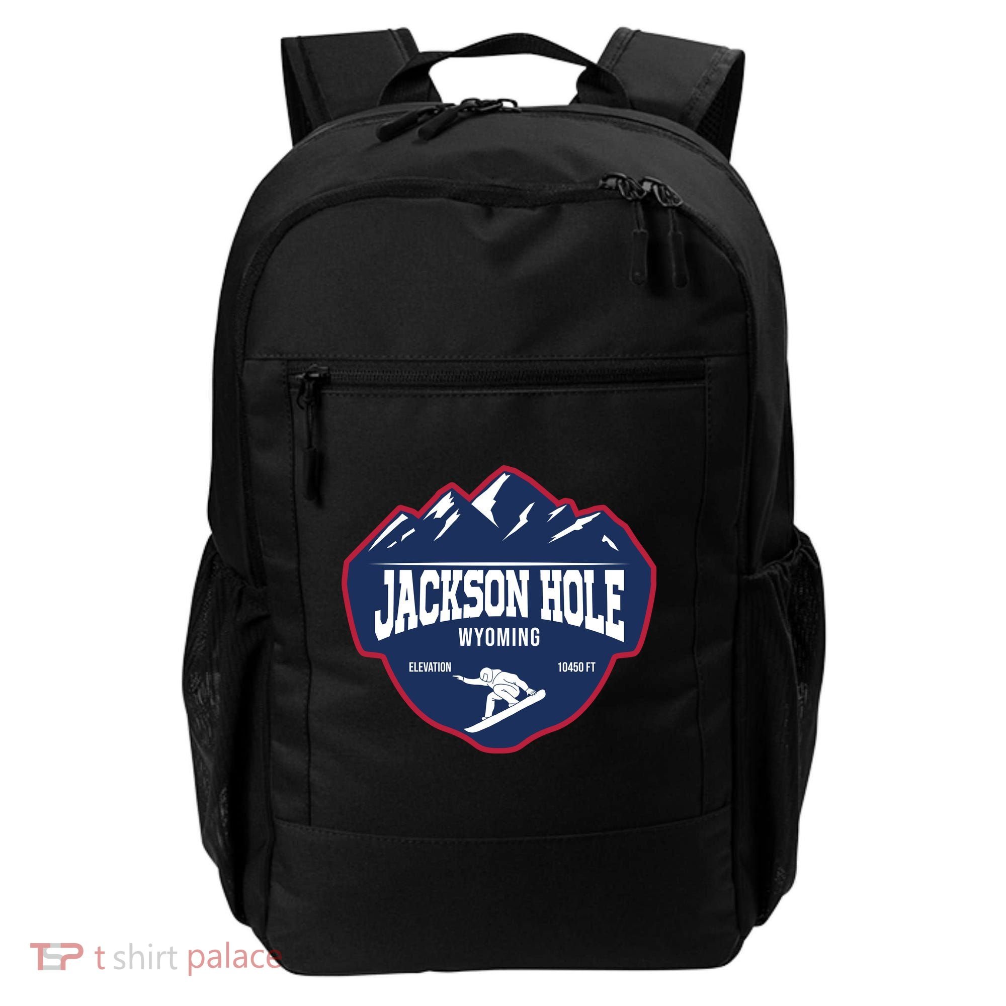 Ski At Jackson Hole Wyoming Backpack