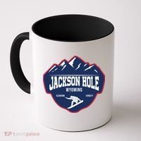 Ski At Jackson Hole Wyoming Coffee Mug thumb 0