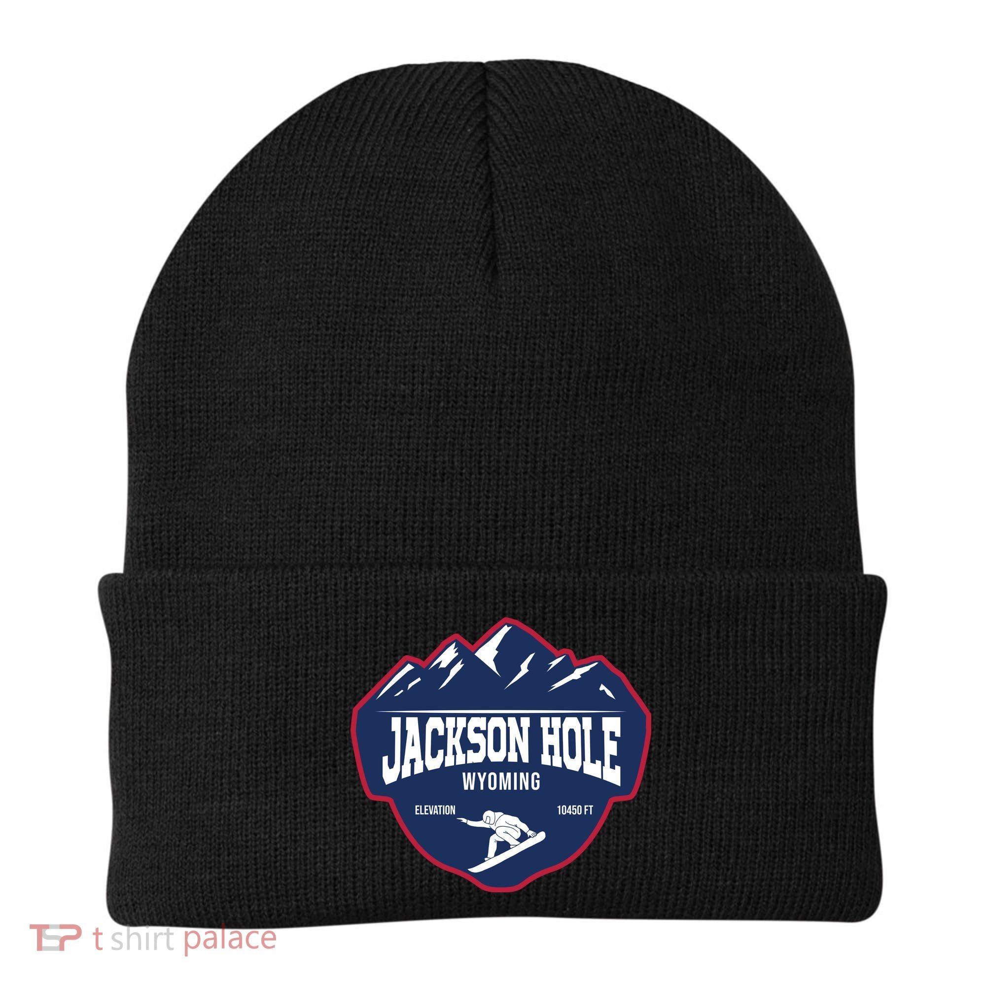 Ski At Jackson Hole Wyoming Beanie