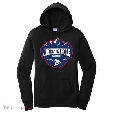 Ski At Jackson Hole Wyoming Women's Hoodie
