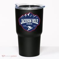 Ski At Jackson Hole Wyoming Tumbler thumb 0