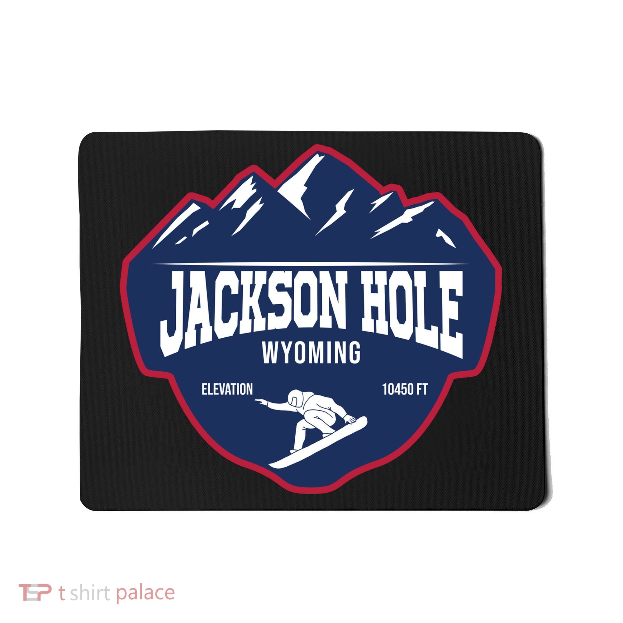 Ski At Jackson Hole Wyoming Mousepad