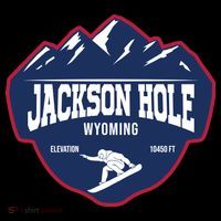 Ski At Jackson Hole Wyoming Ornament thumb 1