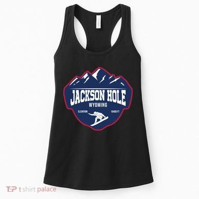 Ski At Jackson Hole Wyoming Women's Tank Top