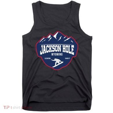 Ski At Jackson Hole Wyoming Tank Top