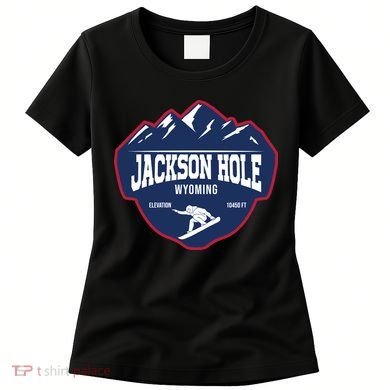 Ski At Jackson Hole Wyoming Women's T-Shirt