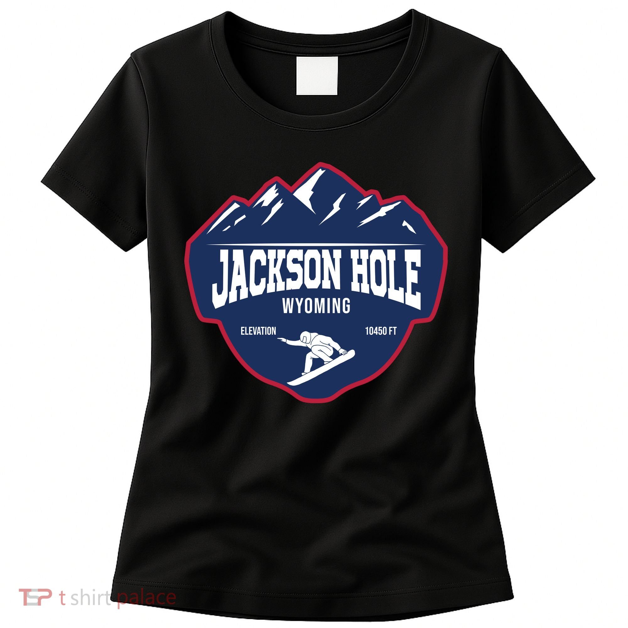 Ski At Jackson Hole Wyoming Women's T-Shirt