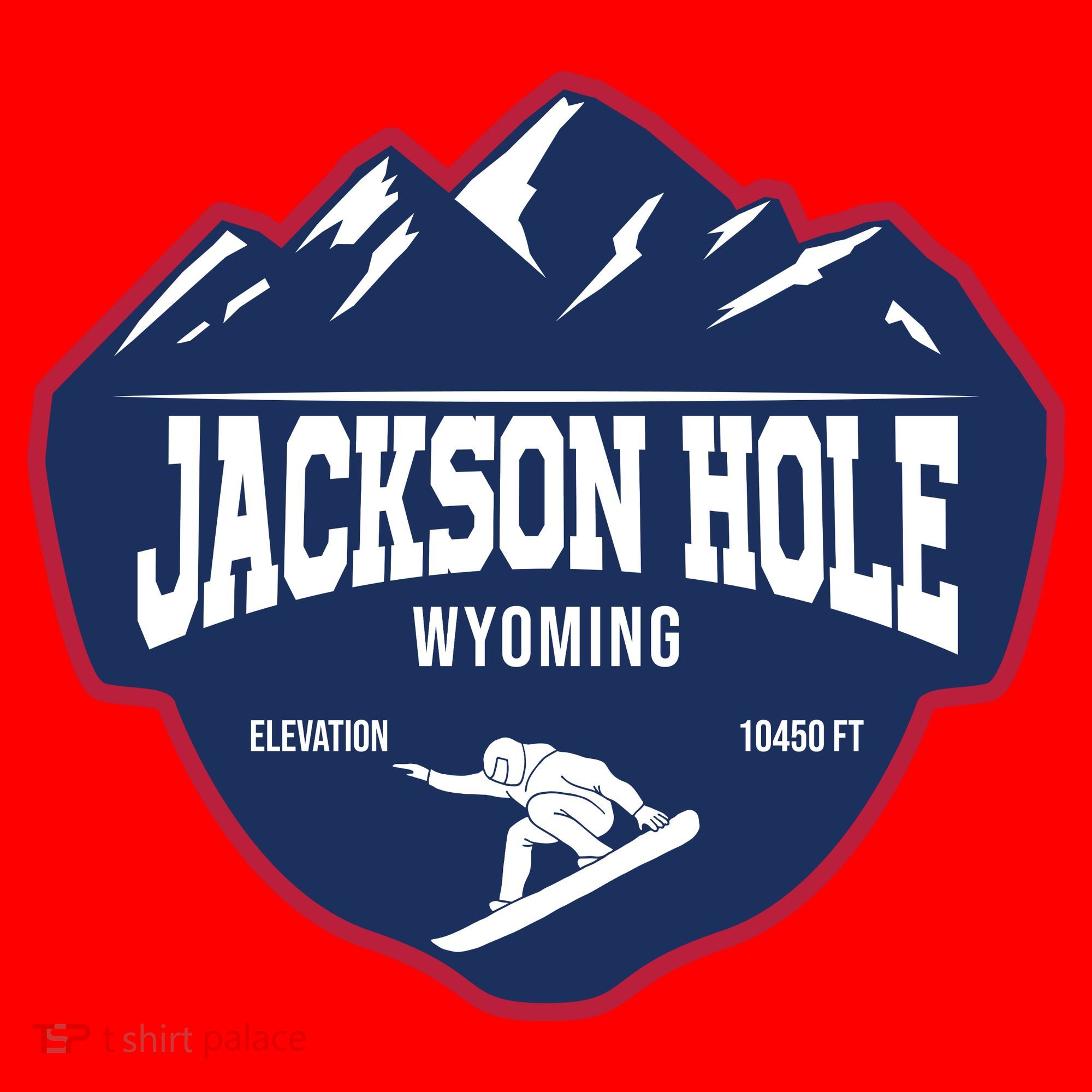 Ski At Jackson Hole Wyoming Santa Hat