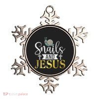 Snails And Jesus Snail Ornament thumb 0