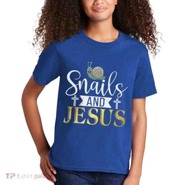 Snails And Jesus Snail Kids T-Shirt