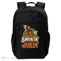 Smokin' And Jokin' Cool Cigar Humor Smokers Backpack thumb 0