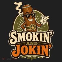 Smokin' And Jokin' Cool Cigar Humor Smokers Beanie thumb 2
