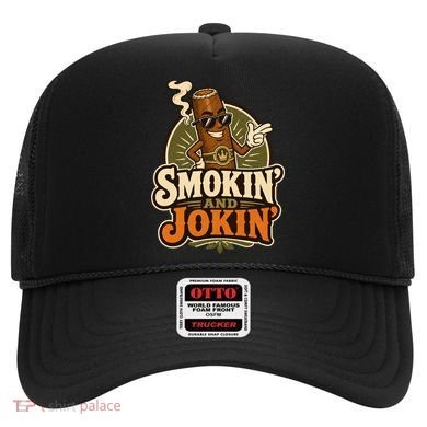 Smokin' And Jokin' Cool Cigar Humor Smokers Hat