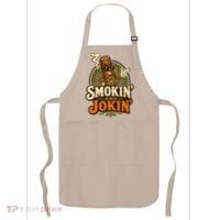 Smokin' And Jokin' Cool Cigar Humor Smokers Apron thumb 0