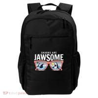 Sharks Are Jawsome Sunglasses Beach Ocean Week Backpack thumb 0