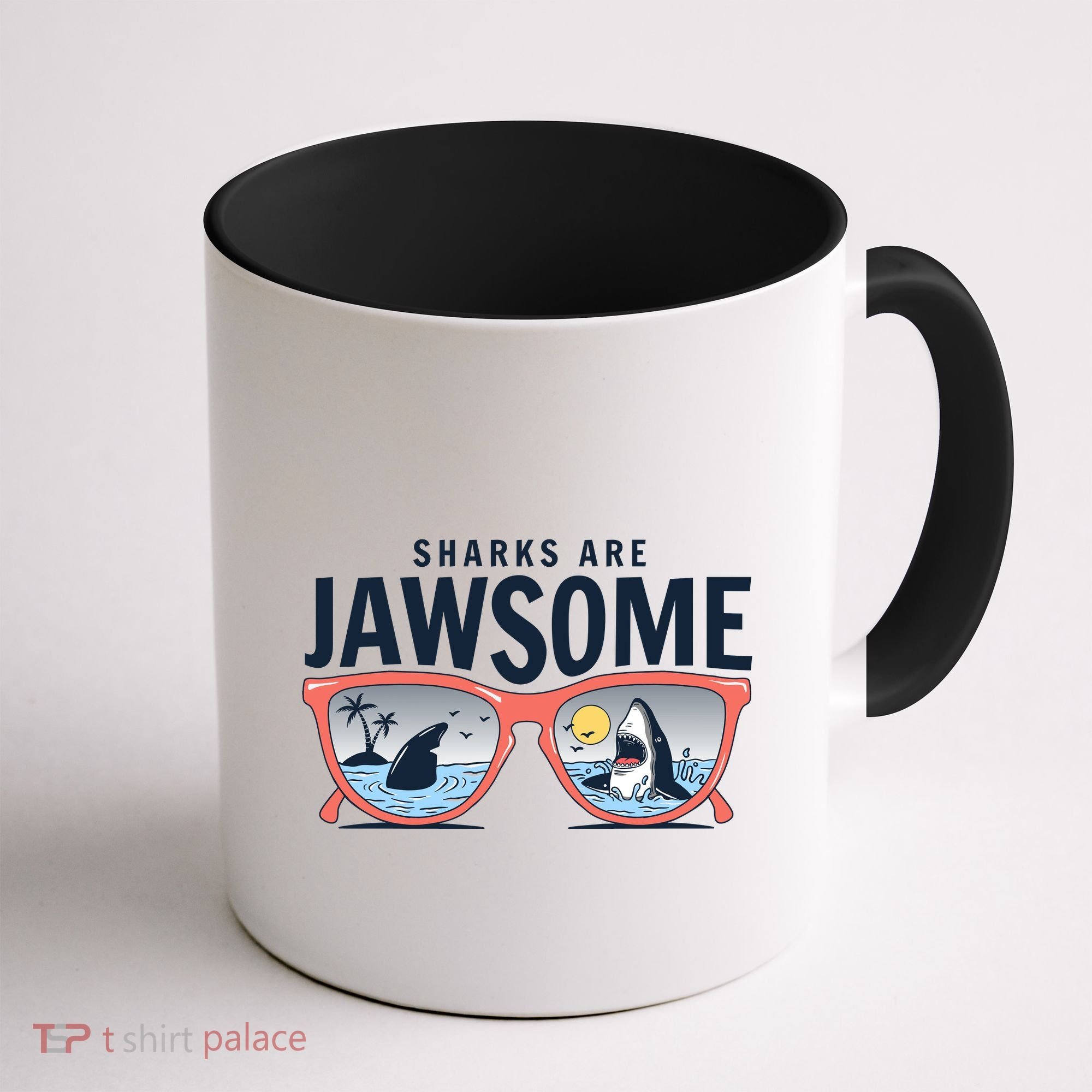 Sharks Are Jawsome Sunglasses Beach Ocean Week Coffee Mug