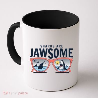 Sharks Are Jawsome Sunglasses Beach Ocean Week Coffee Mug