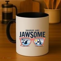 Sharks Are Jawsome Sunglasses Beach Ocean Week Coffee Mug thumb 4