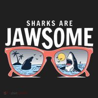 Sharks Are Jawsome Sunglasses Beach Ocean Week Beanie thumb 2