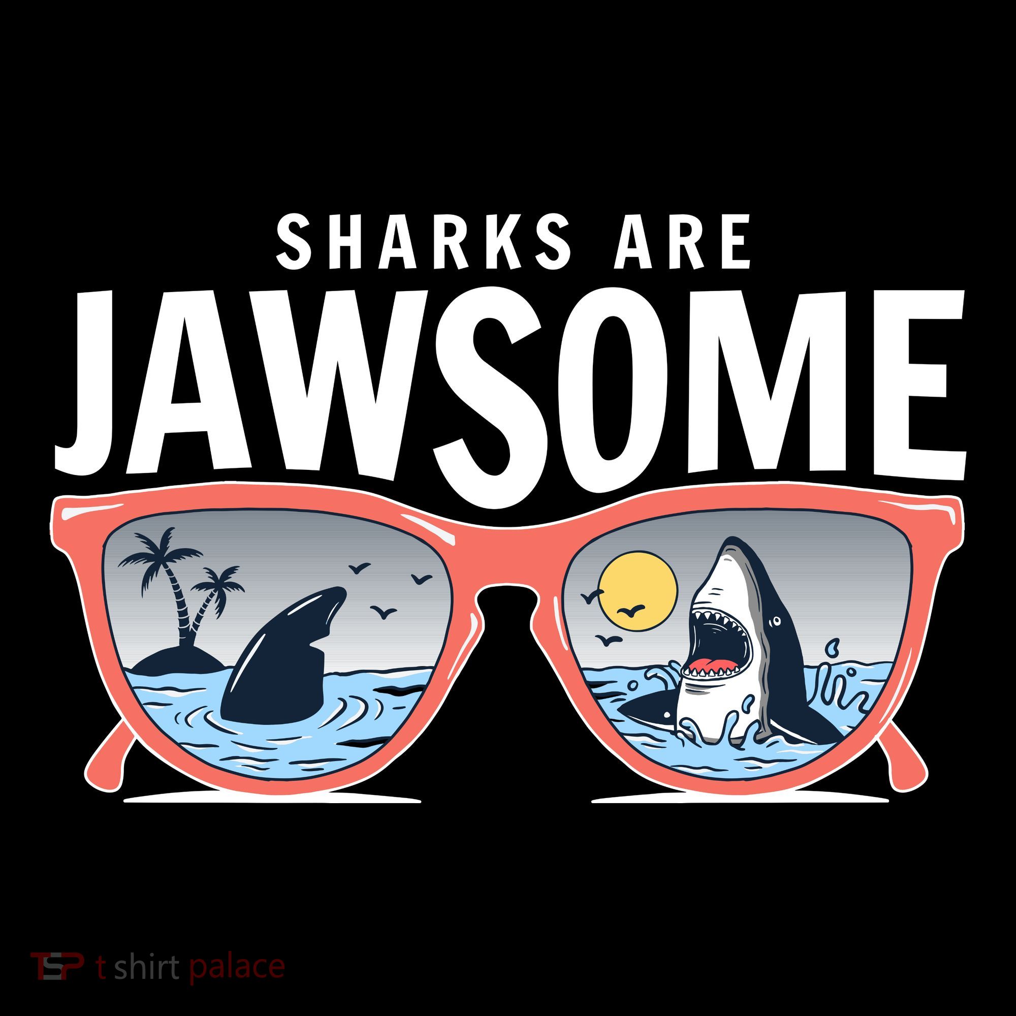 Sharks Are Jawsome Sunglasses Beach Ocean Week Women's Hoodie