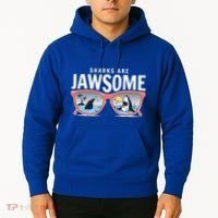 Sharks Are Jawsome Sunglasses Beach Ocean Week Hoodie thumb 2