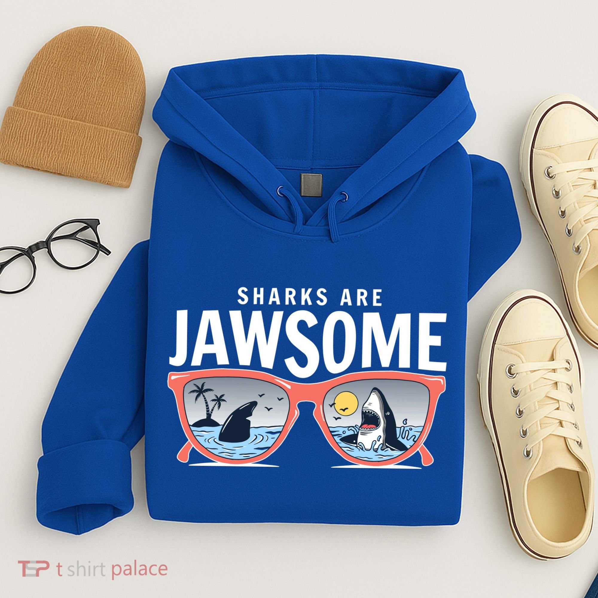 Sharks Are Jawsome Sunglasses Beach Ocean Week Hoodie