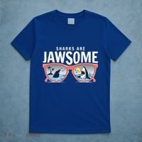Sharks Are Jawsome Sunglasses Beach Ocean Week T-Shirt thumb 5