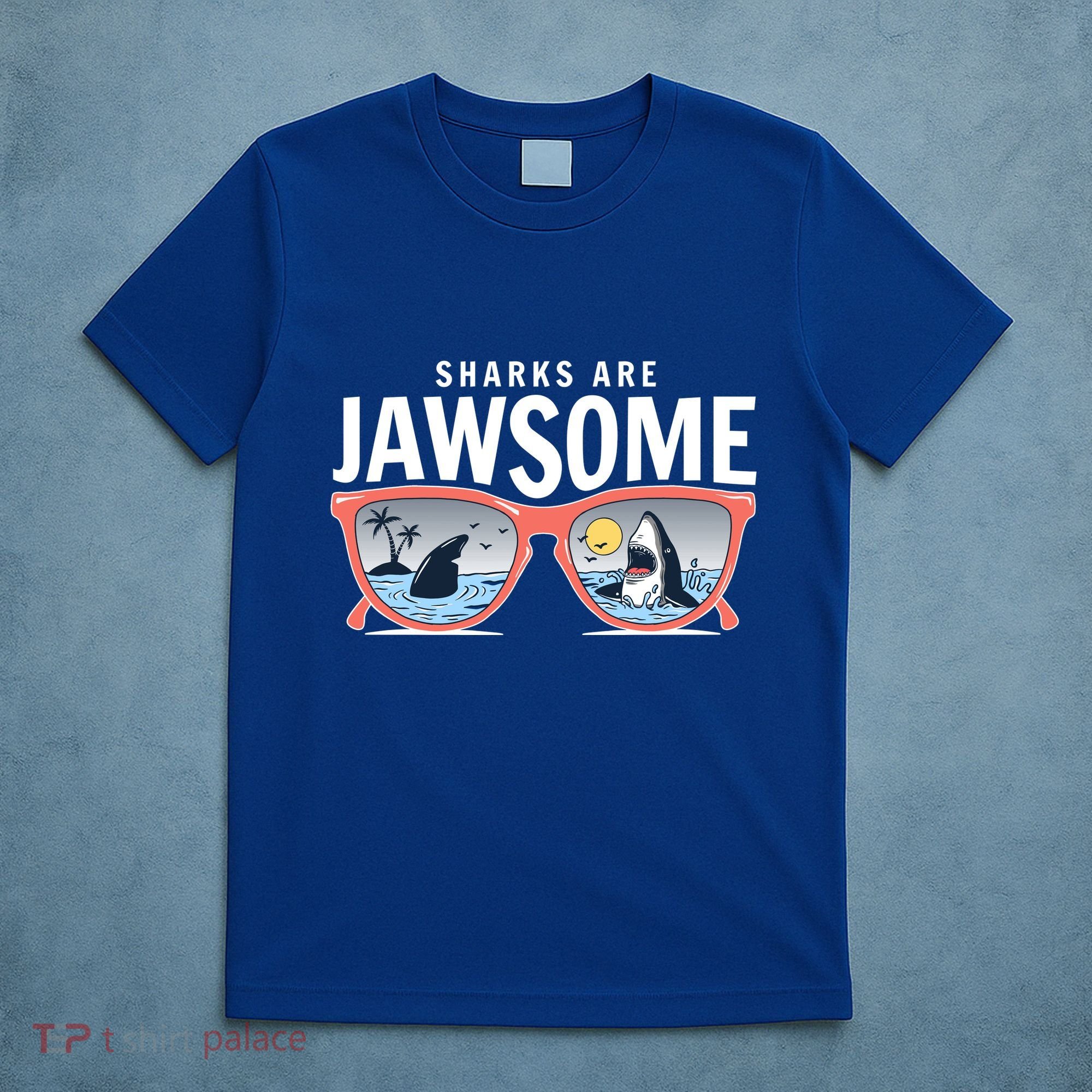 Sharks Are Jawsome Sunglasses Beach Ocean Week T-Shirt
