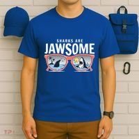 Sharks Are Jawsome Sunglasses Beach Ocean Week T-Shirt thumb 6