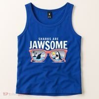 Sharks Are Jawsome Sunglasses Beach Ocean Week Tank Top thumb 2