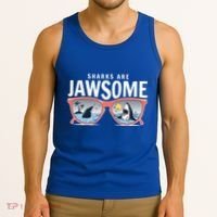 Sharks Are Jawsome Sunglasses Beach Ocean Week Tank Top thumb 3