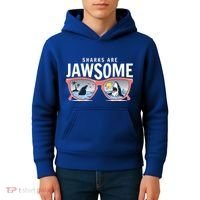 Sharks Are Jawsome Sunglasses Beach Ocean Week Kids Hoodie thumb 4