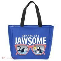 Sharks Are Jawsome Sunglasses Beach Ocean Week Tote Bag thumb 0