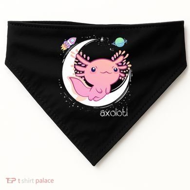 Space Axolotl Kawaii  Pastel Goth  Japan Anime Comic USA-Made Doggie Bandana