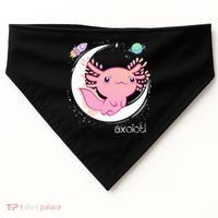 Space Axolotl Kawaii  Pastel Goth  Japan Anime Comic USA-Made Doggie Bandana thumb 0