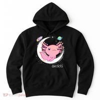 Space Axolotl Kawaii  Pastel Goth  Japan Anime Comic Hoodie thumb 0