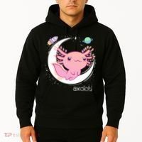 Space Axolotl Kawaii  Pastel Goth  Japan Anime Comic Hoodie thumb 2