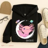 Space Axolotl Kawaii  Pastel Goth  Japan Anime Comic Hoodie thumb 4