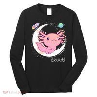 Space Axolotl Kawaii  Pastel Goth  Japan Anime Comic Long Sleeve Shirt thumb 0