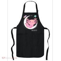 Space Axolotl Kawaii  Pastel Goth  Japan Anime Comic Apron thumb 0