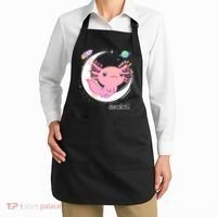Space Axolotl Kawaii  Pastel Goth  Japan Anime Comic Apron thumb 2