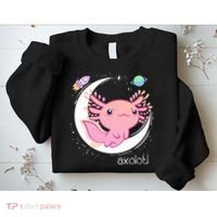 Space Axolotl Kawaii  Pastel Goth  Japan Anime Comic Sweatshirt thumb 2