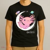 Space Axolotl Kawaii  Pastel Goth  Japan Anime Comic T-Shirt thumb 3