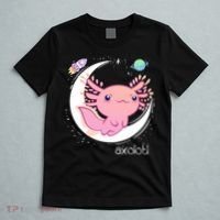 Space Axolotl Kawaii  Pastel Goth  Japan Anime Comic T-Shirt thumb 5