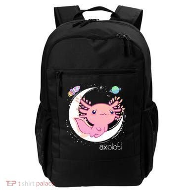 Space Axolotl Kawaii  Pastel Goth  Japan Anime Comic Backpack