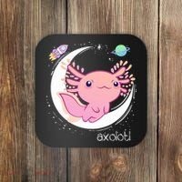 Space Axolotl Kawaii  Pastel Goth  Japan Anime Comic Coaster thumb 0