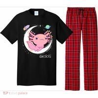 Space Axolotl Kawaii  Pastel Goth  Japan Anime Comic Pajama Set thumb 0