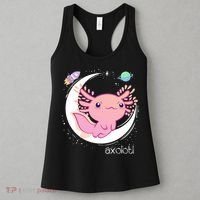 Space Axolotl Kawaii  Pastel Goth  Japan Anime Comic Women's Tank Top thumb 3