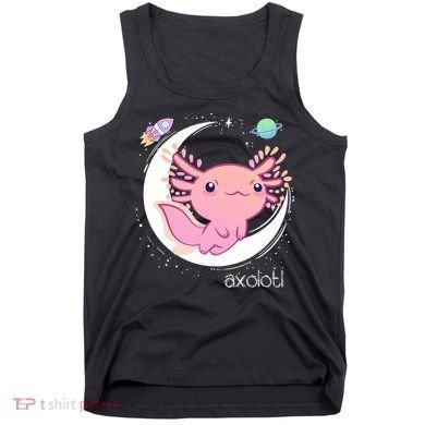 Space Axolotl Kawaii  Pastel Goth  Japan Anime Comic Tank Top