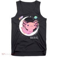 Space Axolotl Kawaii  Pastel Goth  Japan Anime Comic Tank Top thumb 0